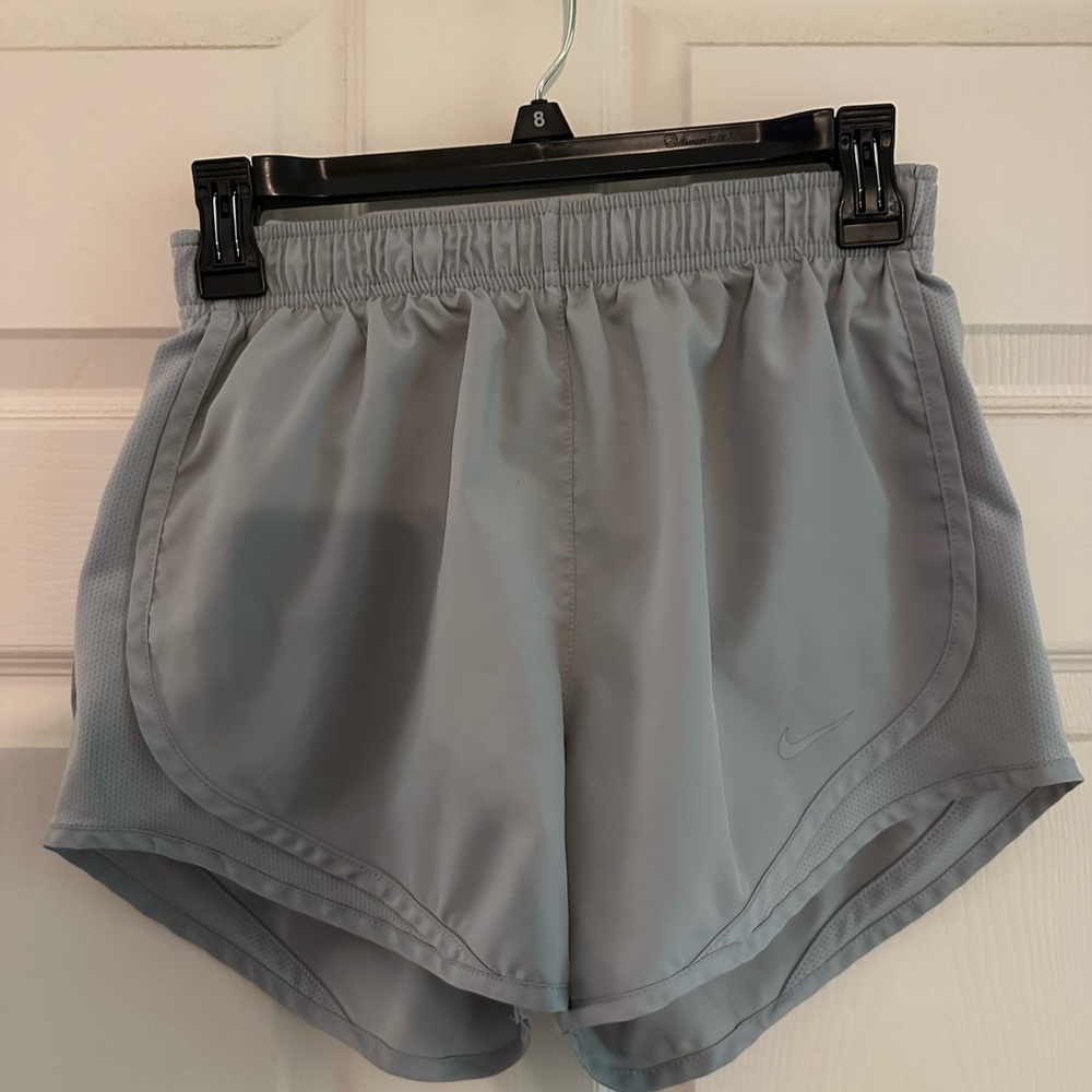 Nike Women's Light Gray Athletic Running Shorts